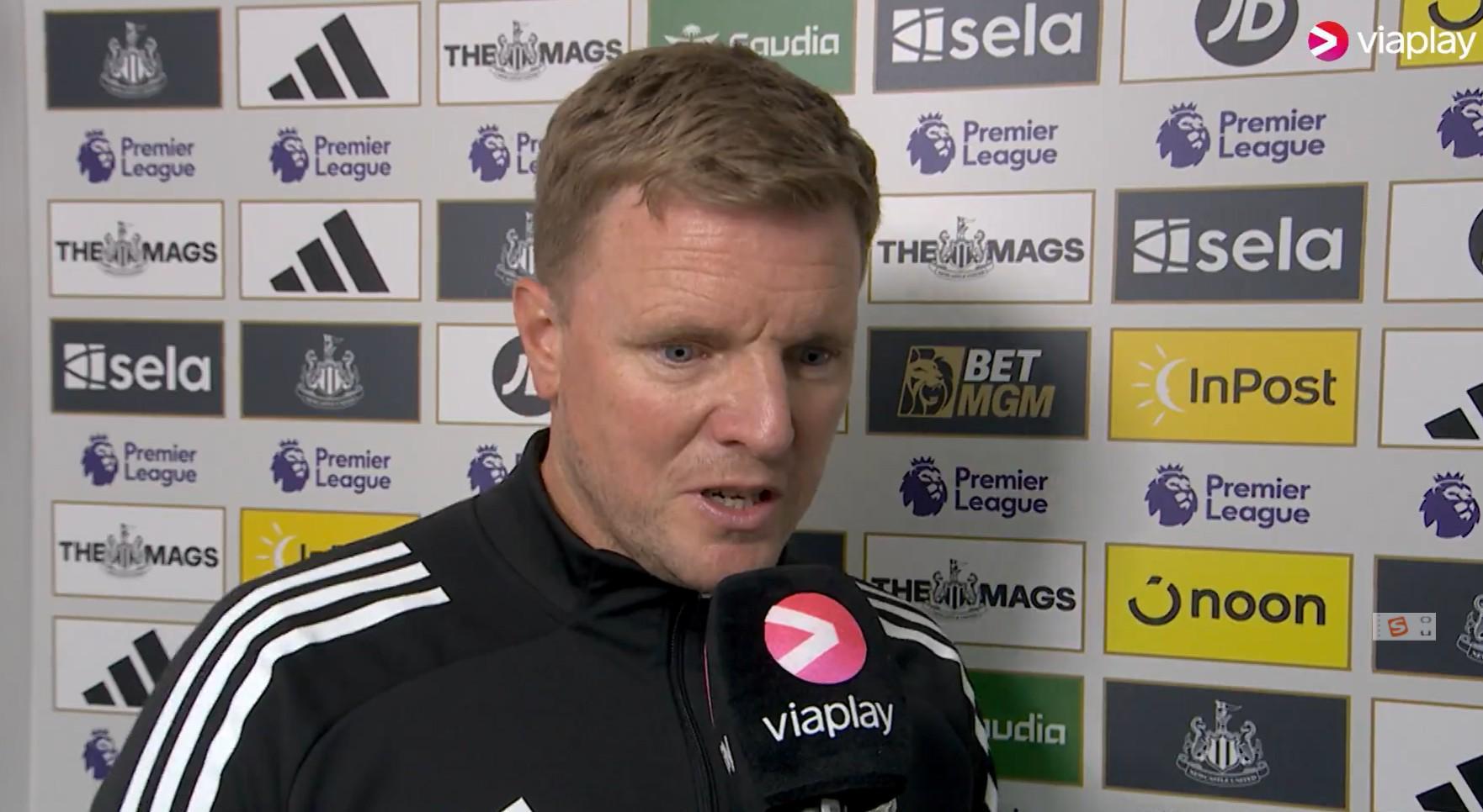 开云体育官网-埃迪-豪：我们希望伊萨克留下来并且说他愿意上场