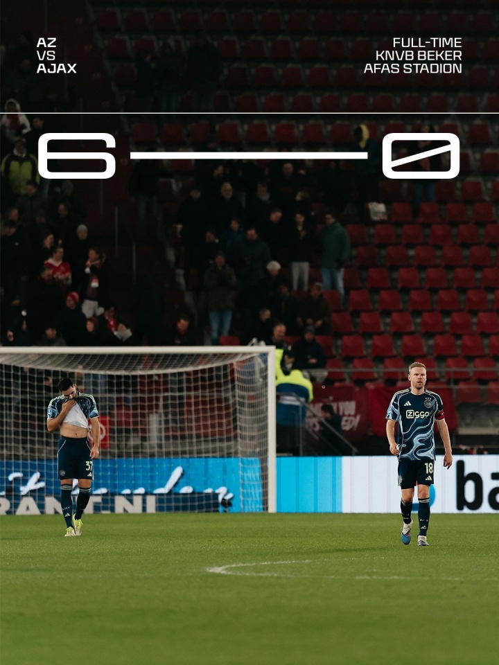 开云体育下载-全崩了!贾府荷兰杯0-6创近百年最惨痛失利,欧冠倒3联赛落后16分